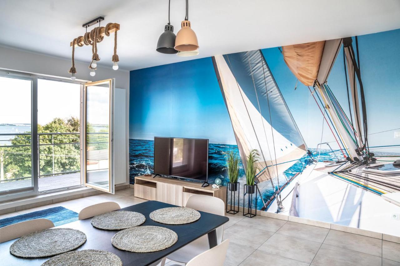 Yacht Apartments Wilkasy Bagian luar foto