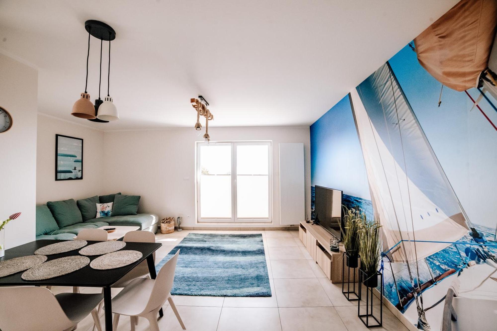 Yacht Apartments Wilkasy Bagian luar foto